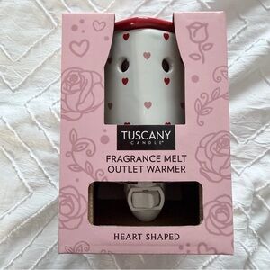 Tuscany Candle Heart-Shaped Fragrance Melt Warmer
